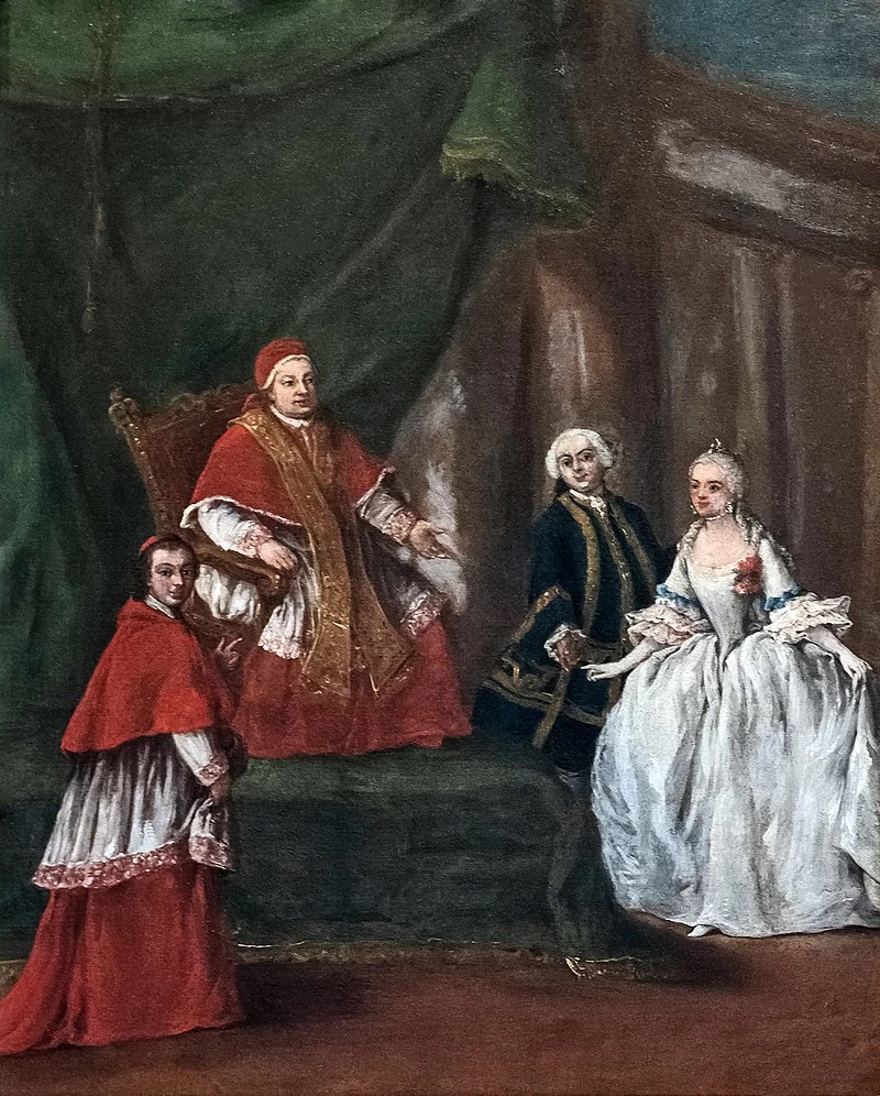 Ritratto di gruppo della famiglia rezzonico